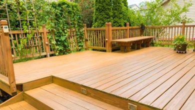 What materials are used to make composite decks?